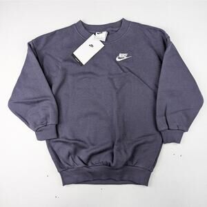 Nike Youth Girls X-Small Dark Purple Crew Sweatshirt